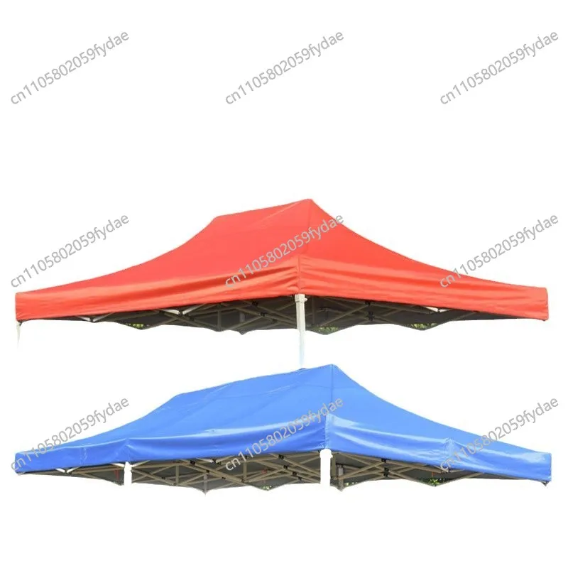 

Рекламный тент из оксфордской ткани с одинарным верхом, двухслойный, утолщенный, водонепроницаемый, с защитой от солнца, с печатью, 4-х угловой, для наружной рекламы