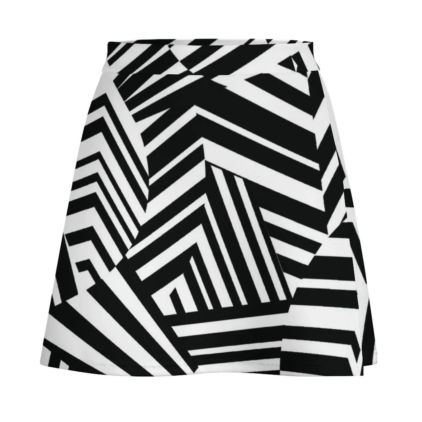 Modern Minimalist Dazzle Camouflage Mini Skirt modest skirts for women cute skirt skirts women summer 2025 Mini Skirt