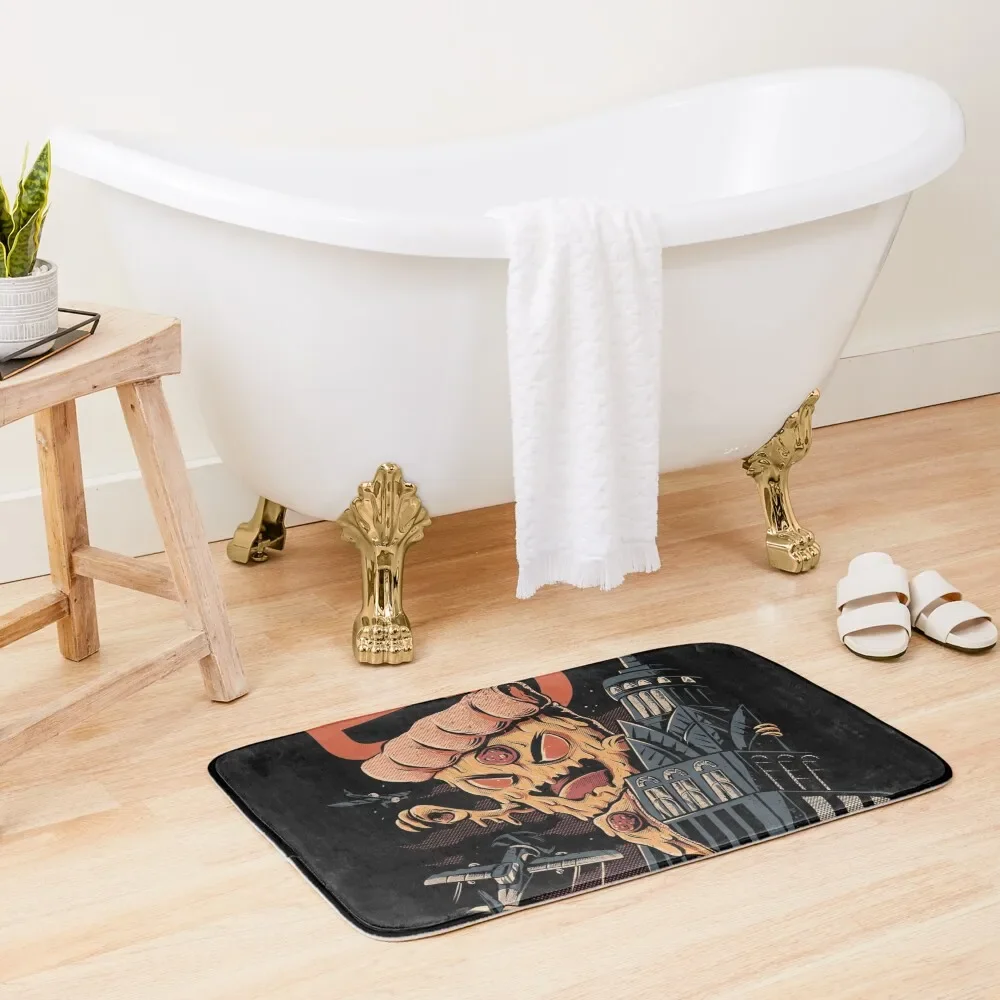 

Pizza Kong Bath Mat Rugs Living Room Baths Bathroom Bathroom Items Mat