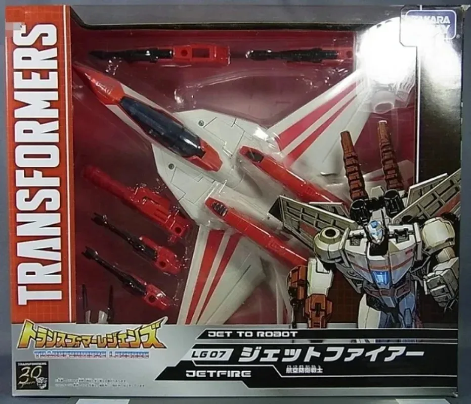 Takara Tomy Hasbro 트랜스포머 IDW LG07 Jetfire Skyfire Starscream Thundercracker 취미 선물 로봇 소장 장식 장난감