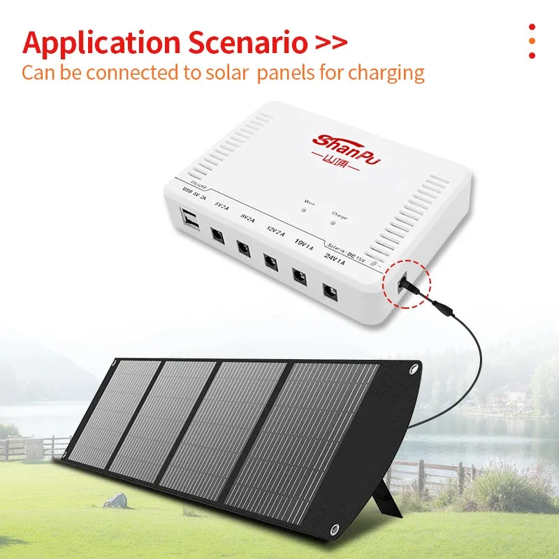 Mini UPS CC con batteria al litio Alimentatore CC Router WIFI e modem UPS 12V 9V 5V per la rete