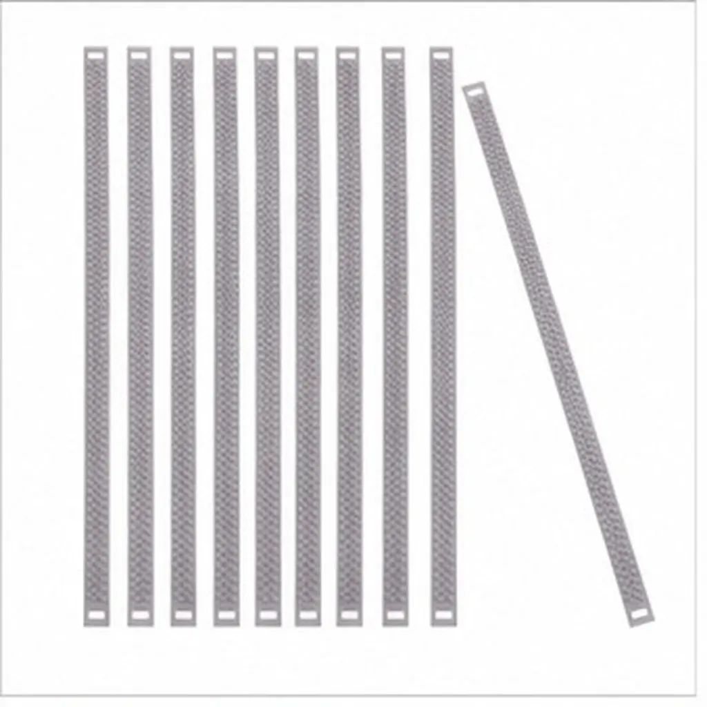 10Pcs Pc Case Dust Mesh Fixing Strip Slim Flat Nylon Retention for Atx M-Atx Computer Chassis Filter Securing Band 11.81inch