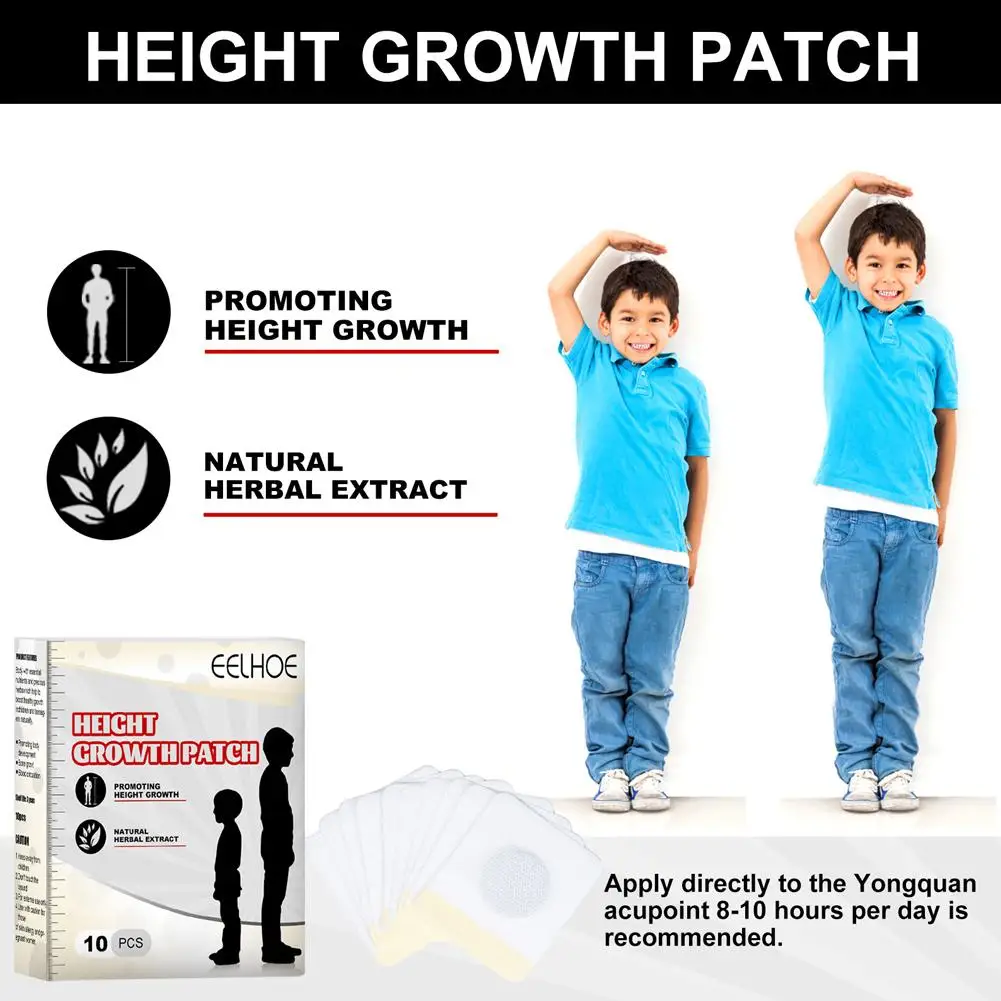 Body Height Enhancer Patch Growtaller Plaster Patch In Foot Increase Conditioning For Adults And Children Promote Bone Growth