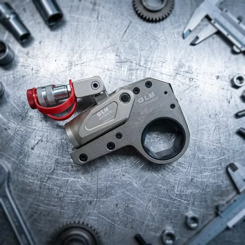 2-XLCT 700Bar Low Profile Hollow Hex Cassette, 241-2414Nm Output, Precise Industrial Bolt Torque Tool Hydraulic Torque Wrench