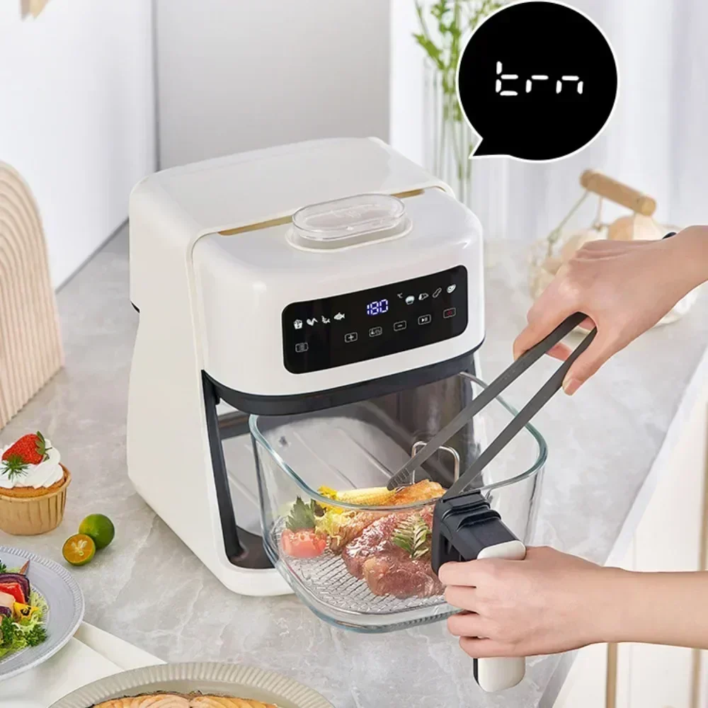 new kitchen Air Fryer. Household Transparent Large Capacity Electric Oven. Multifunctional Electric Fryer. french fries