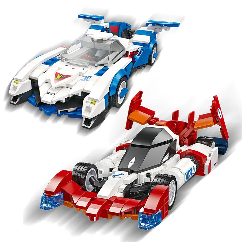 

Строительный блок Speed Champion FutureS GPX Cybers Formula Racing Модель автомобиля Asurada Knight Savior Строительные кирпичи Игрушки