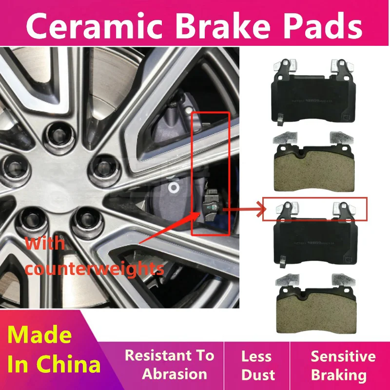 Ceramic Front Brake Pads 72002 For Xpeng P7 P7i Electric Car/2020 2021 2022 2023 2024/Auto Parts