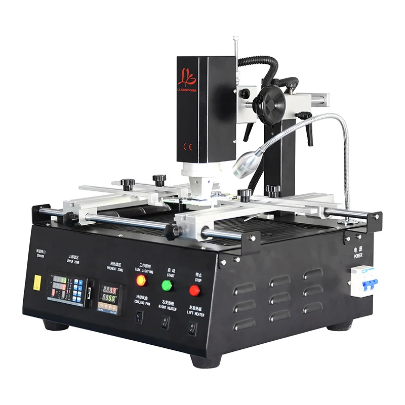 

HR8500 BGA Rework Station Full Hot Air Soldering 2 Stages New LY 3900W 220V/110V Welding
