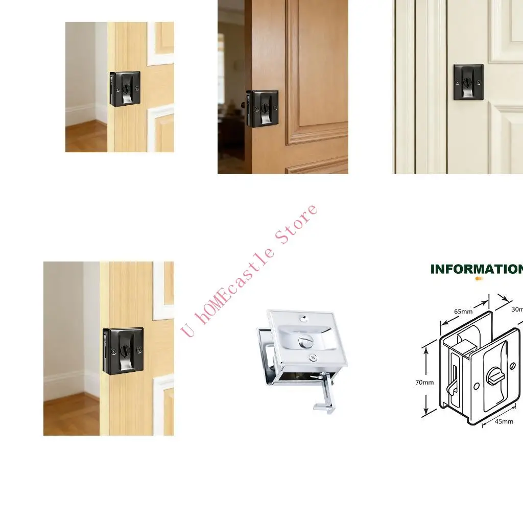63HF High Quality Quiet Sliding Entry Lock For Peaceful Use In Houses And Workplaces