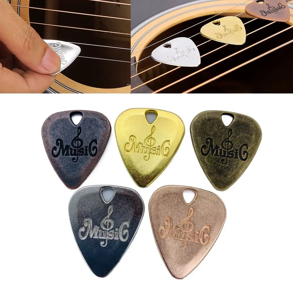 Electric Guitar Bass Metal Guitar Pick Replacement Triangular design Plectrum Ukulele Pick Sparkling Guitar Pick Zinc Alloy Pick