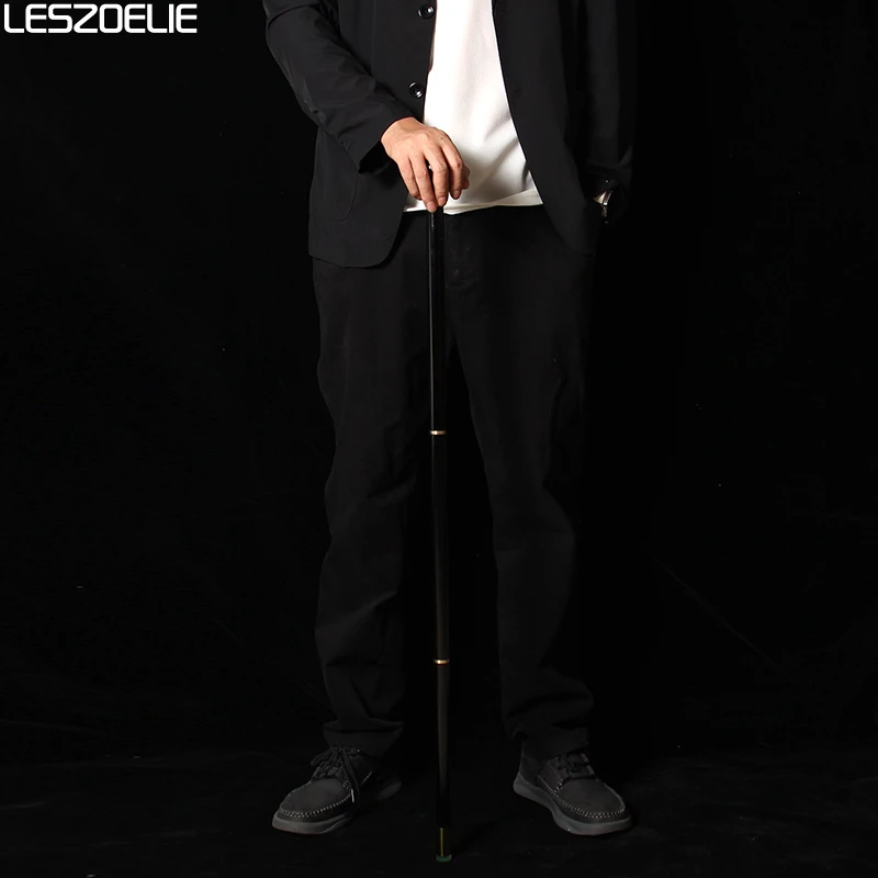 90 سنتيمتر 8th الأسود البلياردو الراتنج مقبض عصا للمشي 3-قطعة أنيقة المألوف قصب خشبية سوداء للرجال والنساء