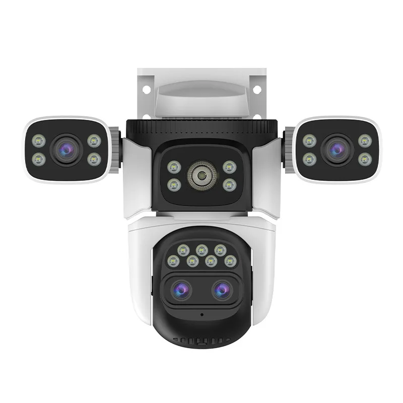 6MP UHD Vstarcam O-Kam APP Triple Lens  Full Color Wireless PTZ IP Dome Camera AI Humanoid Detection Home Security CCTV Monitor