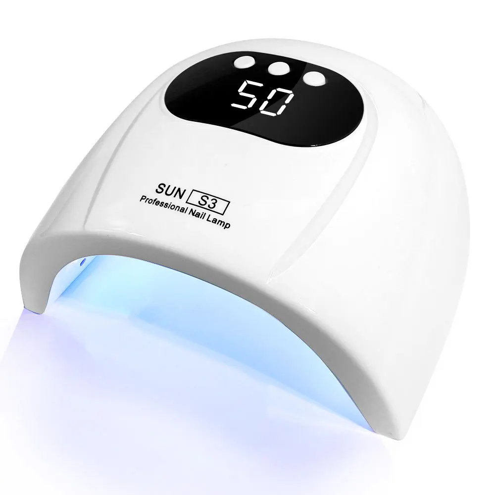 Schnell trocknendes UV-Phototherapiegerät für Nagellack-Gel-Backlampe mit Display und Sensor, professioneller Nageltrockner