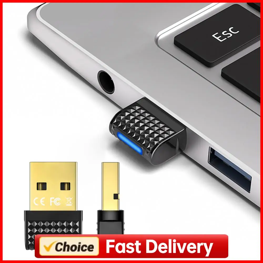 

BT 6.0 Adapter USB BT 6.0 Dongle Plug and Play Wireless Dongle for PC Mouse Keyboard Headphones Speakers