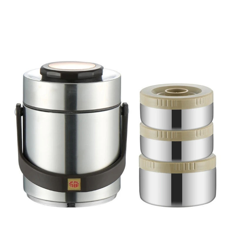 

Nonrust Steel Lunch Container Insulated Leak proof Jar For Office Picnics