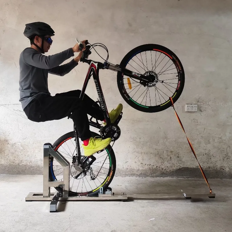 Mountain Bike Head-up Practice Shelf Rear Roller Skating and Rear Wheel Riding Balance Training Bicycle Trainers Bicycle Parts
