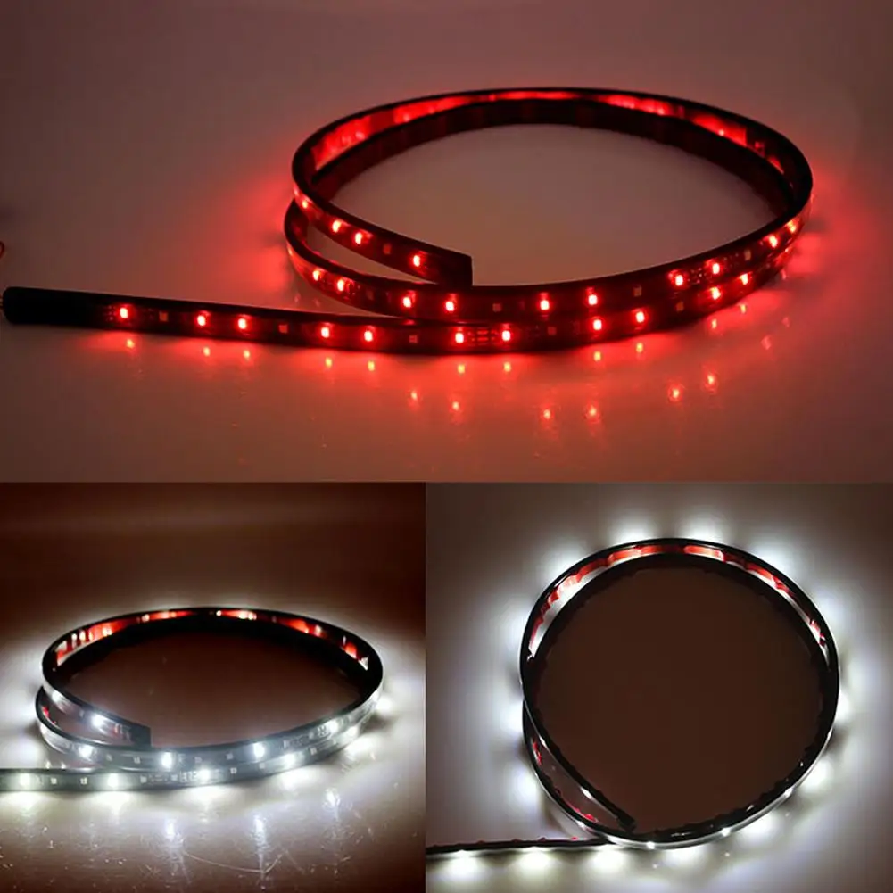 

48/60inch Truck Tailgate Light Strip Bar,White Reverse Light/Red Brake Rear Turn Signal LED Strip for Trailer Cargo Flash L V7U3