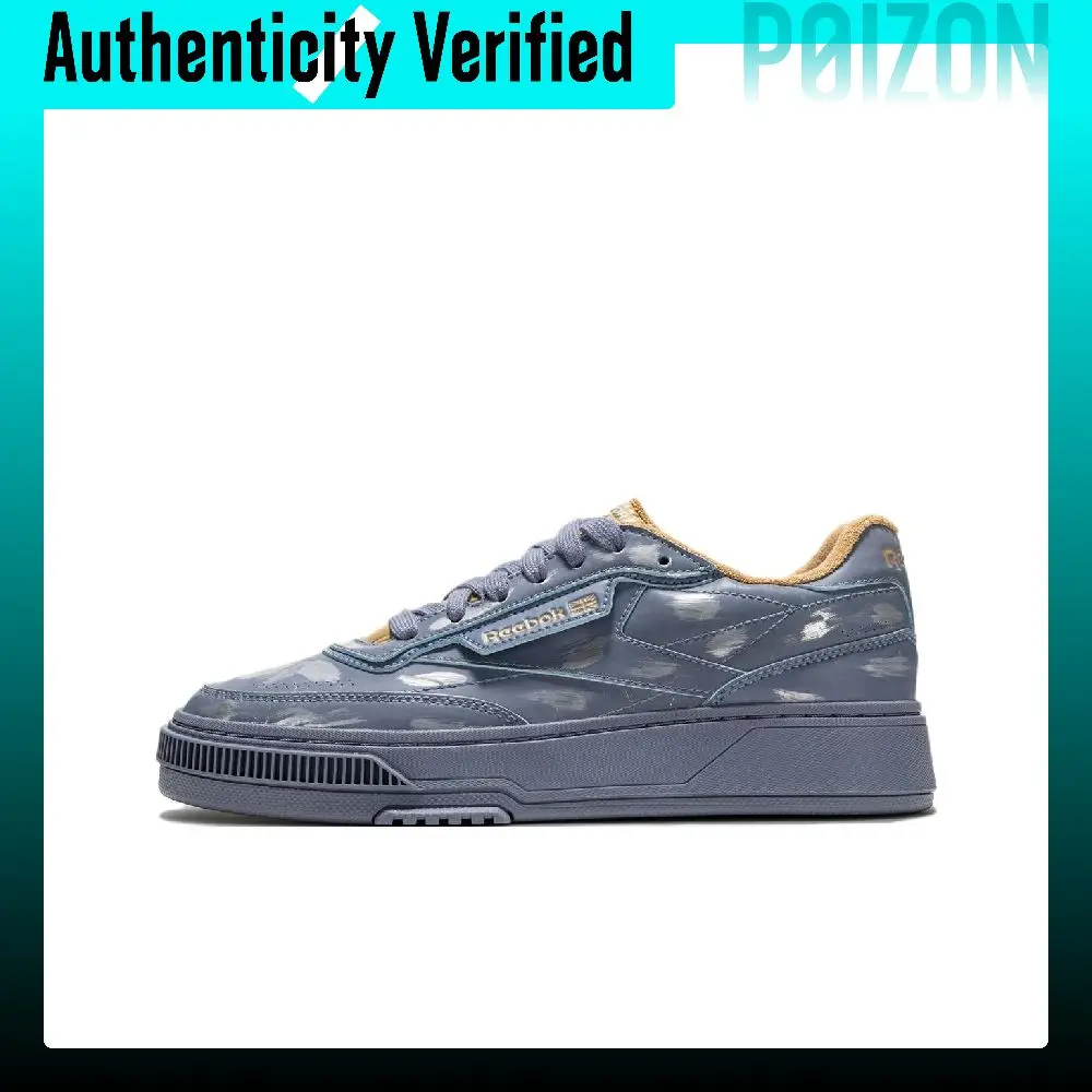 Reebok Low-top Skateboard Shoes Unisex Dusty Blue/Camel Re-Enter The Scene, Return With Stride 100268902