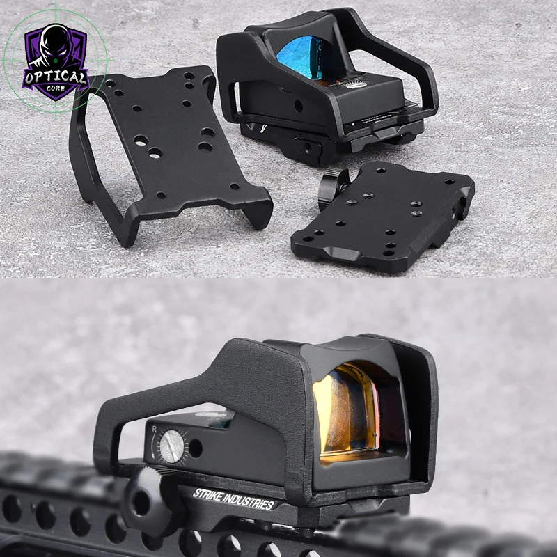 

WADSN Tactical Reflex Sight Metal Mini Red Dot Mount Base Day Scope Outdoor Hunting Sight Fixed Bracket Optical Accessories