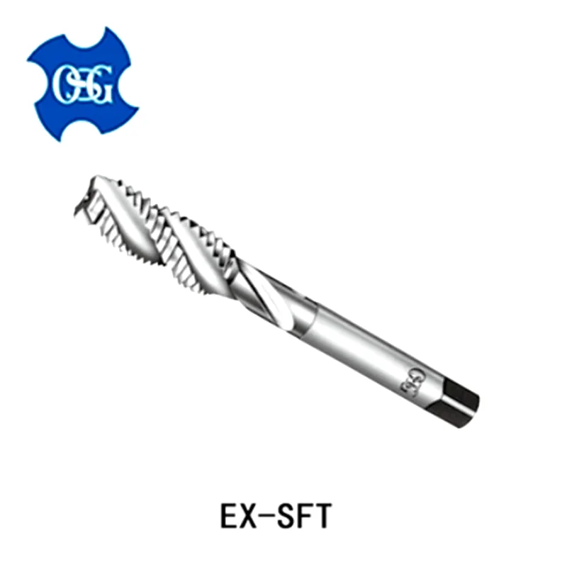 Japan Original OSG Spiral Pointed Tap Fluted EX-POT EX-SFT M1 M2 M2.5 M3 M4 M5 M6 M8 M10 M12 M14 M16 Machine Screw Thread Taps