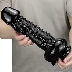 Newest! Big Bald Head Dildo For Female Masturbation Male Prostate Massage Anal Plug SM Fisting Sex Toy Adult Products