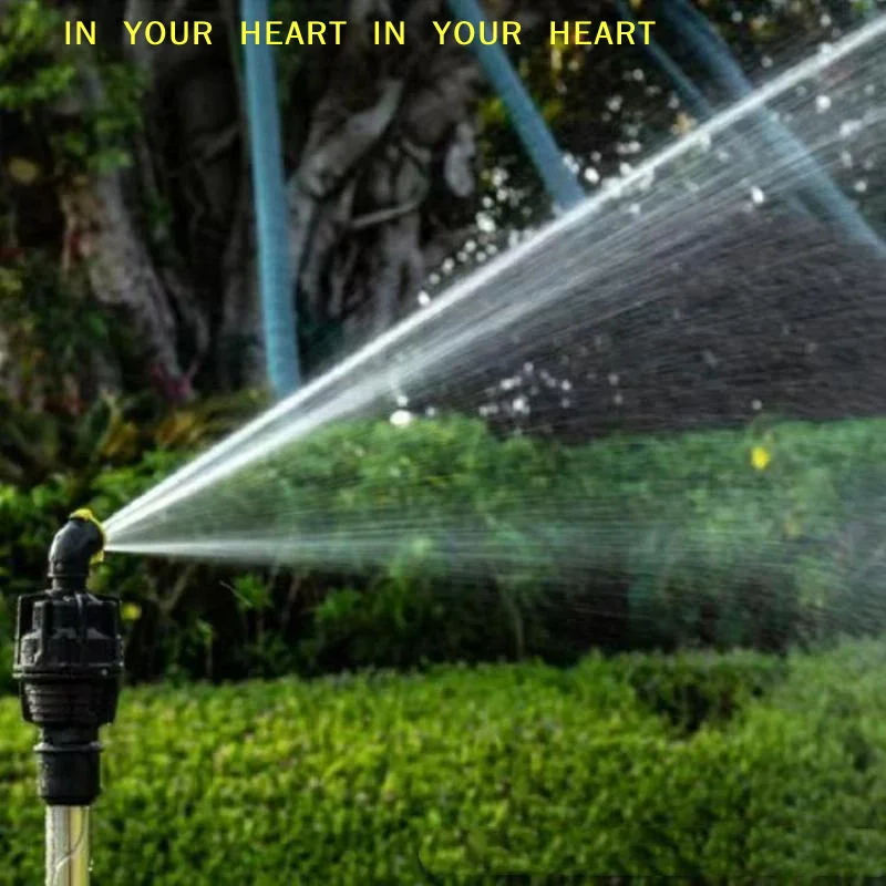 【X】Garden Irrigation Nozzle 360° Rotating Adjustable 1/2 Inch Water Sprinkler for Outdoor Lawn Yard Farm Use