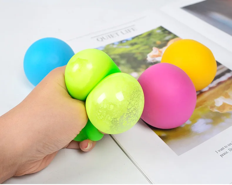Langsam Aufsteigende Stressbälle Fidget-Spielzeug für Erwachsene Knetbare Bälle Weiche Sensorische Beruhigungsartikel für Klassenzimmer Autismus ADHS – Detail 7