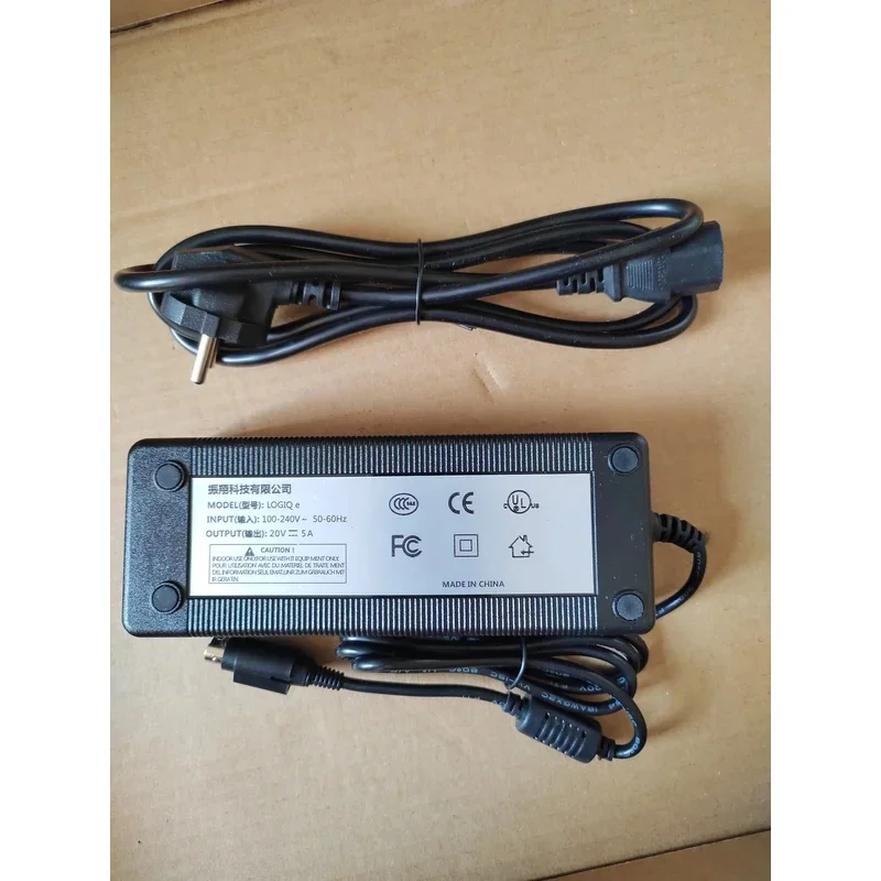 Suitable For GE E, I, LOGIQ Book GX, Vivid E Color Ultrasound Power Supply 4-Pin Plug EU Socket