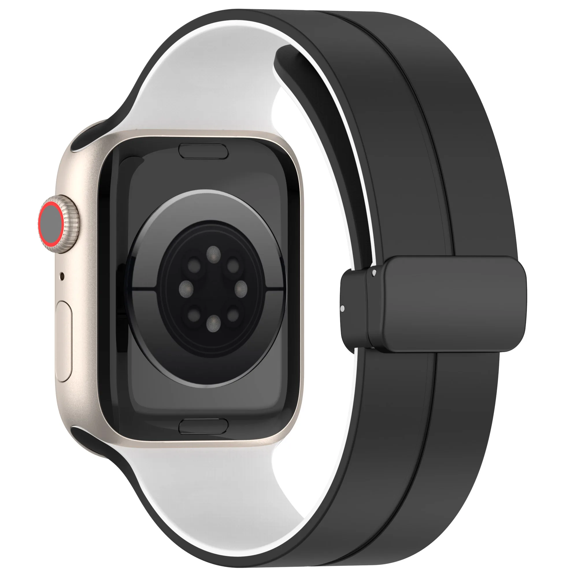 

For Apple Watch Series 10 46mm / Ultra 2 Ultra 49mm / Series 9 8 7 45mm / 6 5 4 SE (2023) SE (2022) SE 44mm / 3 2 1 42mm Silico