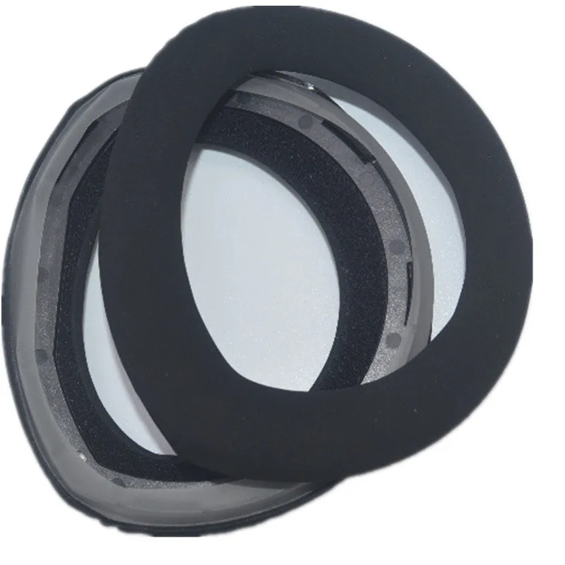 Sostituzione 1 paio di cuscinetti per le orecchie Cover o fascia per Sennheiser HD800 HD800s HD820 cuffie paraorecchie cuscino per l'orecchio nero