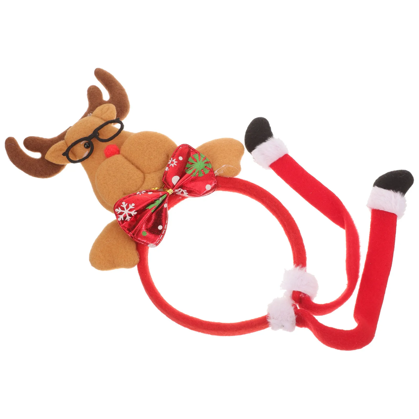 

Long Legs Deer Xmas Headband Comfortable Fit Headdress Christmas Hair Accessories Festival Hair Decoration
