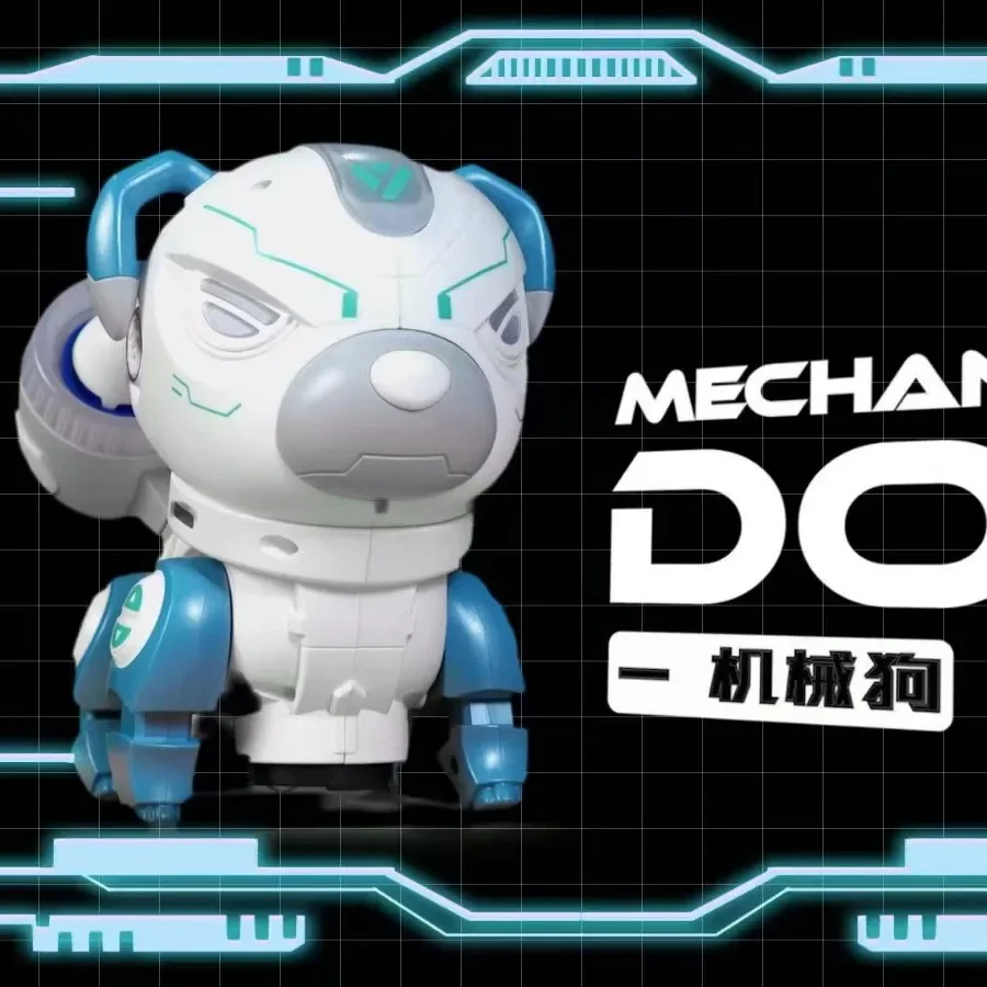 لعبة كلب ميكانيكية استشعار بنمط المشي للأطفال، كهربائية مع أضواء وموسيقى، كلب ميكانيكي عالمي زحف #6