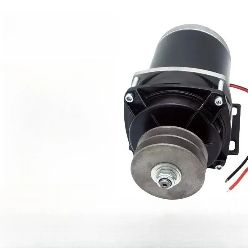

750W grain suction machine motor 12V24V48V double slot pulley feeder high speed pure copper rotor sprocket model