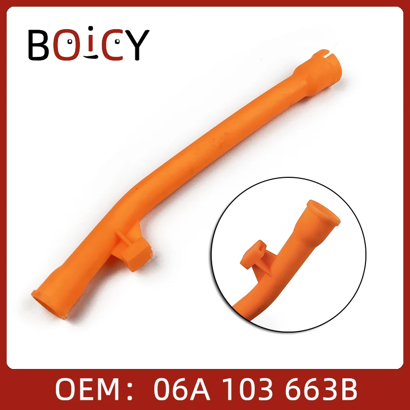 BOICY Engine Oil Dipstick Tube for Polo Beetle Jetta Sharan Golf Bora A3/S3 TT/TTS Octivia Leon Toledo Alhambra 06A103663B