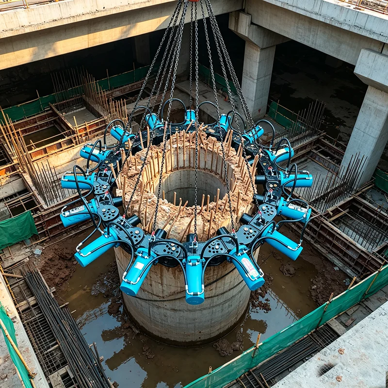 Static Hydraulic Concrete Pile Breaker Efficient Foundation Pile Head Cutting Construction Machinery