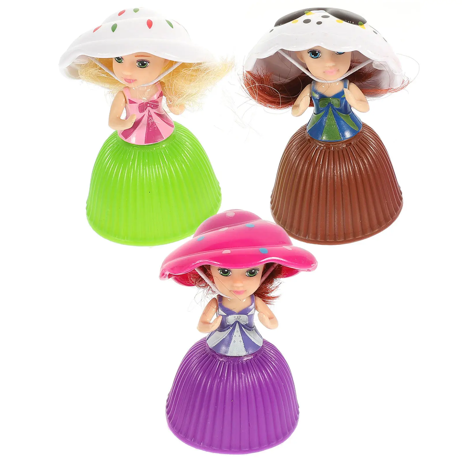 

3Pcs Mini Set Colorful Transforming Princess Play Gift for Kids Exciting Collectibles Surprise