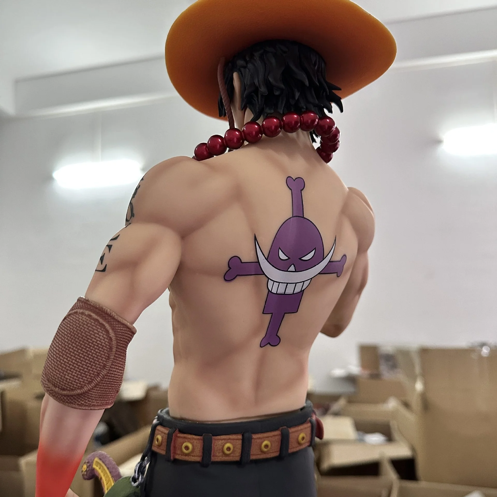 قطعة واحدة يدوية الصنع حلم الآس رنين كبير النار الملاكمة الآس الثاني أنيمي يدوية الصنع نموذج الكبار الأطفال الحلي #2