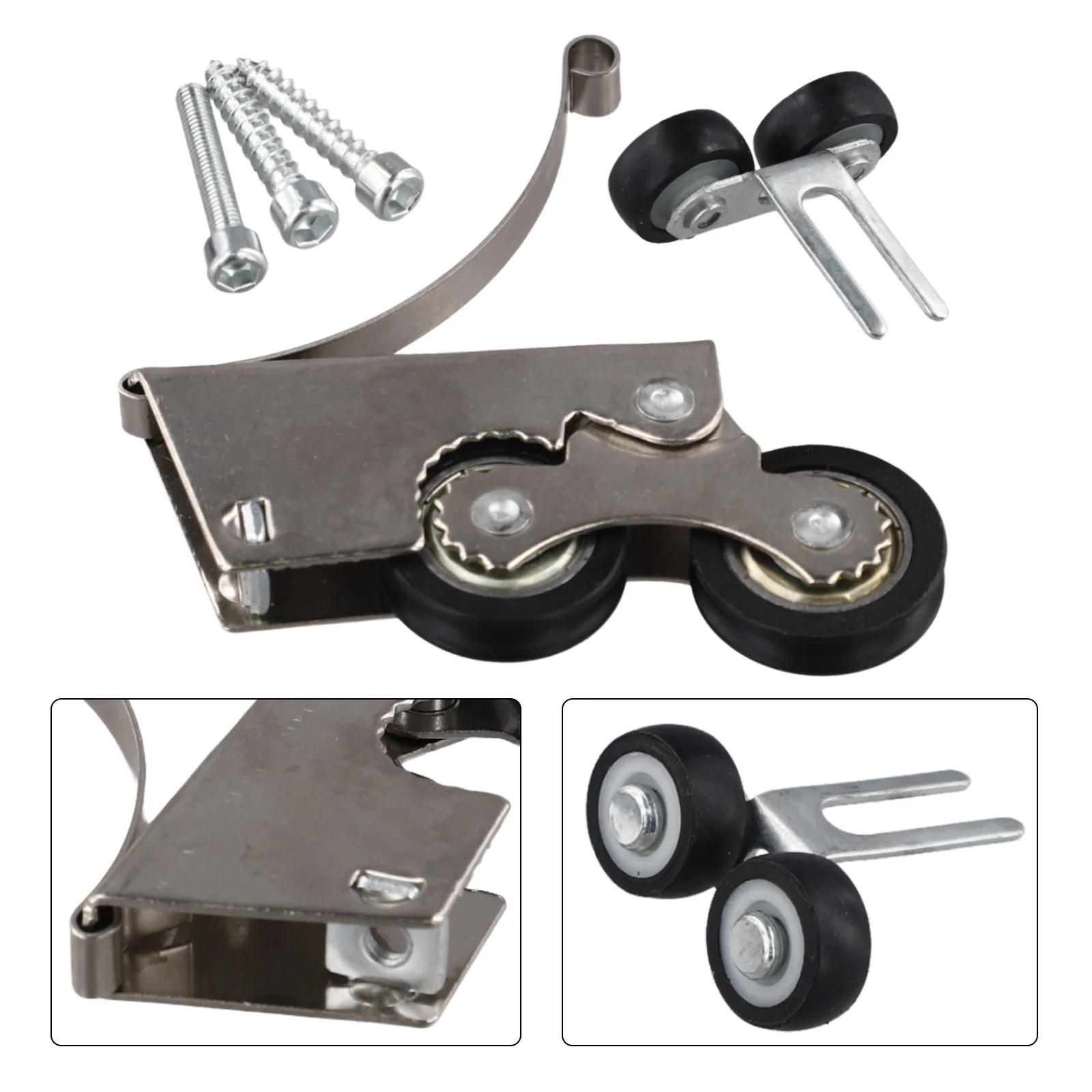 Replacement Sliding Door Pulley with Dual Wheels for Cabinet Sliding Doors Shower Enclosures and Window Sliding Systems