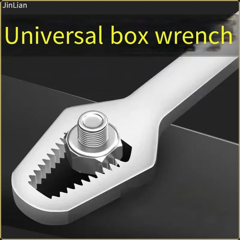 Double Head Adjustable Torx Wrench 3-17mm, Universal Self Tightening Spanner Multifunctional Auto Repair Hand Tool