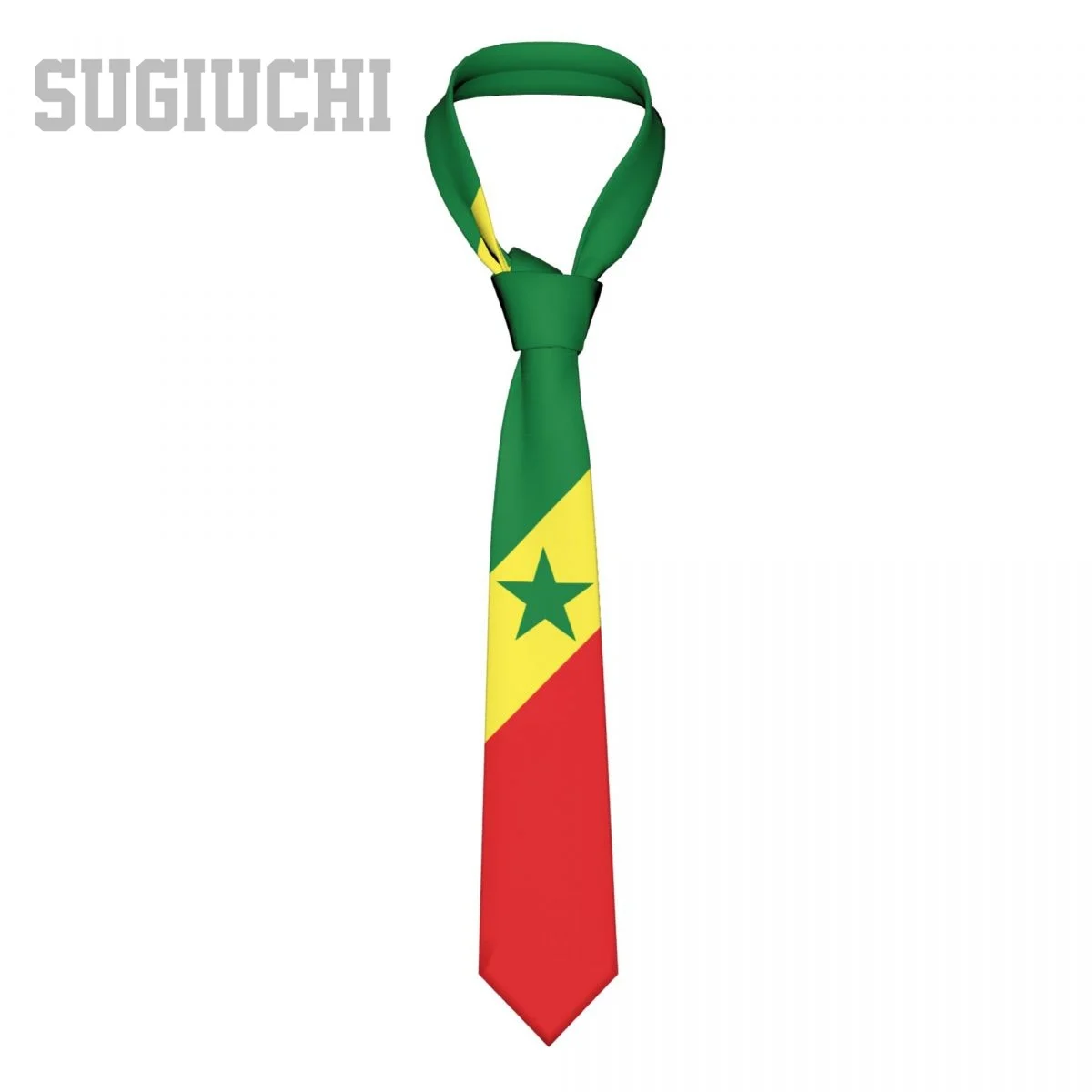 

Senegal Flag Emblem Men Women Neck Ties Casual Plaid Tie Suits Slim Wedding Party Business Necktie Gravatas