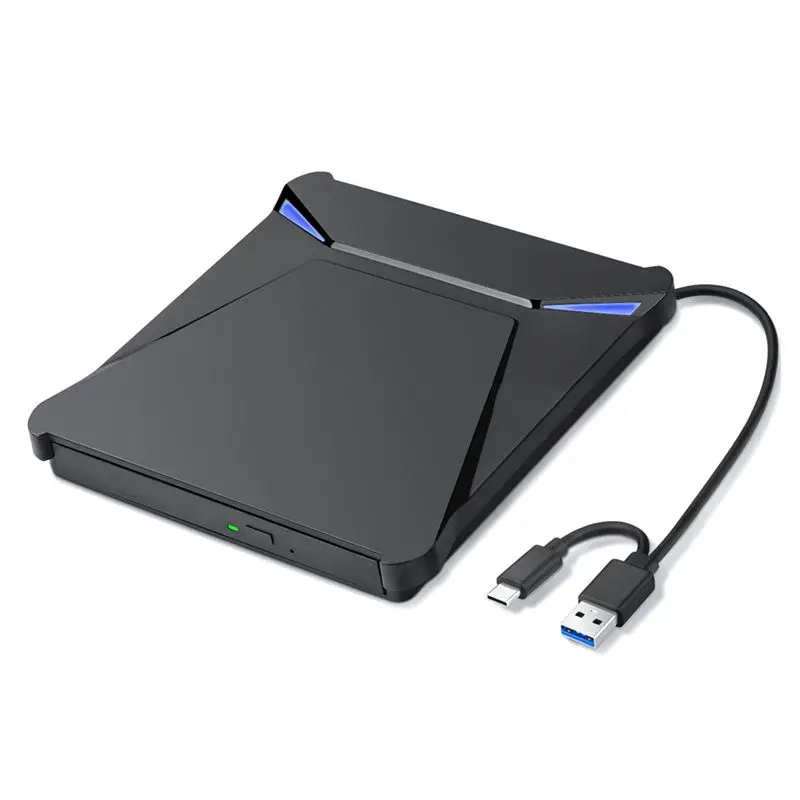 

Внешний DVD-привод LXYB18B USB 3.0 Type-C, портативный CD/DVD-рекордер для ноутбуков, настольных ПК и компьютеров
