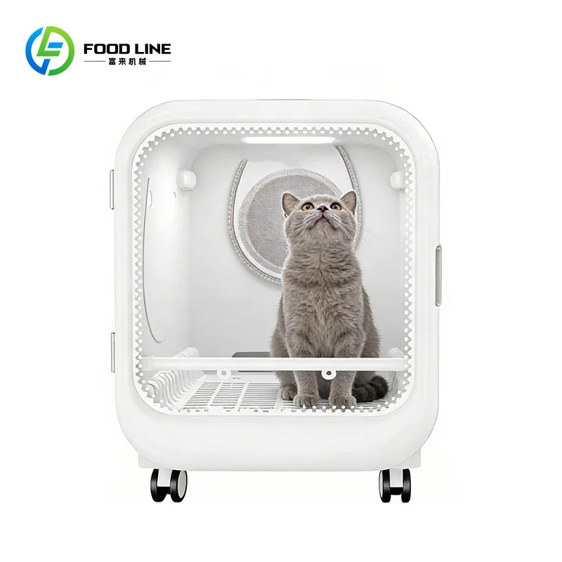 

Customized Automatic Pet Drying Solution Intelligent Double Fan Pet Drying Box 220v Electric Dog Drying Box