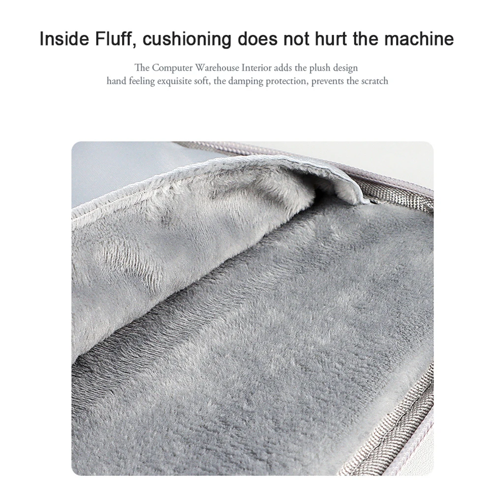 New Waterproof Handbag With Inside Compartment Laptop Bag 13.3 14 15.6 Inch Notebook Case Sleeve For Macbook M1 Xiaomi Briefcase