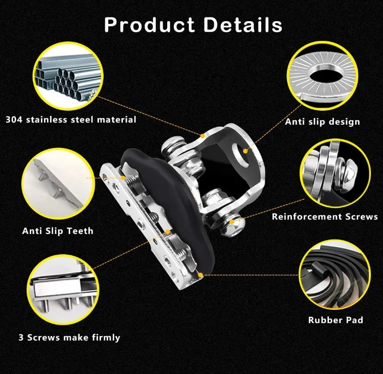 Engine Hood LED Light Bar Mounting Bracket Work Light Mount Holder Base Universal for Cars Sedans Trucks UTVs SUVs