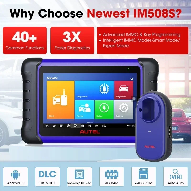 Autel MaxiIM IM508S Car Key Programming Tool Update of IM508 All-in-One Key Programmer Newest Diagnostic Scanner Diagnostic Tool