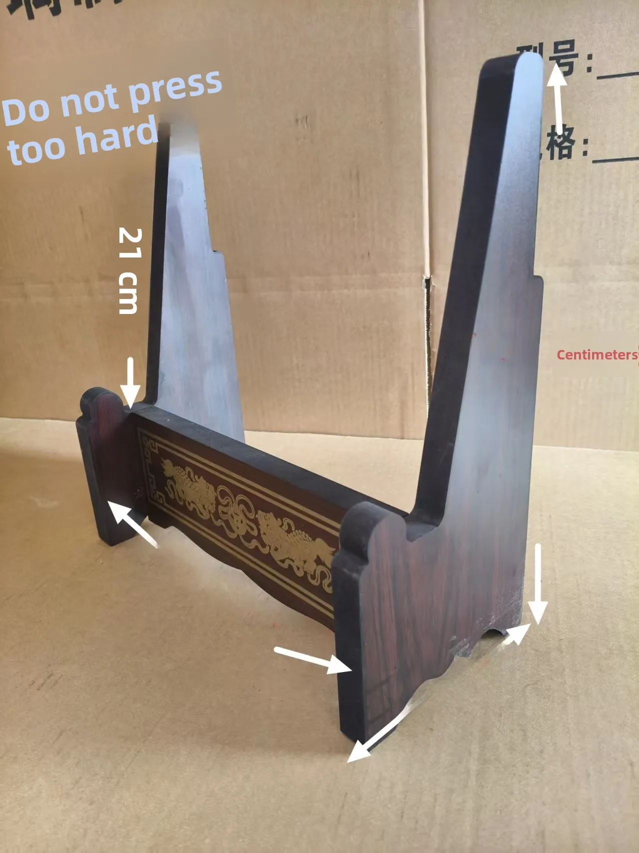 

High-End Wooden Picture Frame Base Display Stand Decorative Photo Frame Elderly Portrait Display Home Decor Accessories