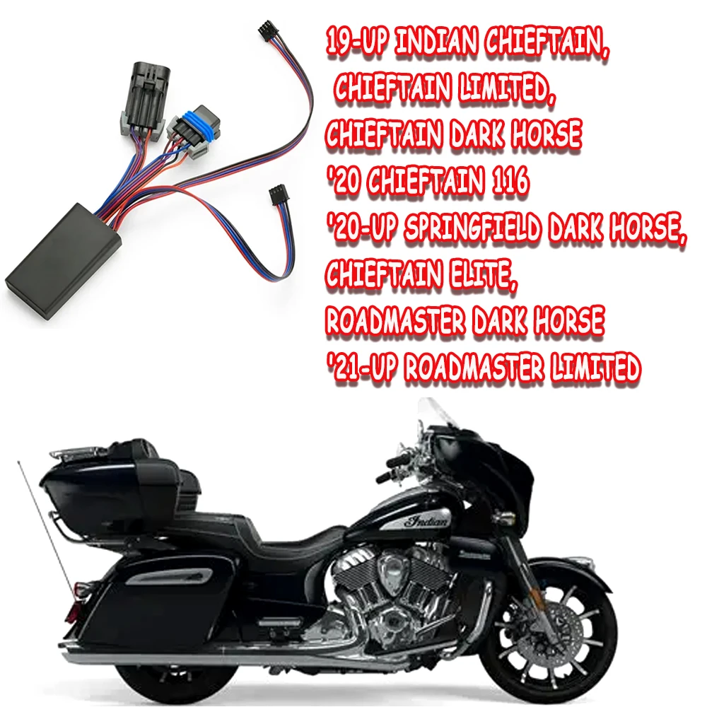 

Подходит для нового контроллера освещения мотоцикла Roadmaster Springfield, руководителя индийского претендента, аксессуаров