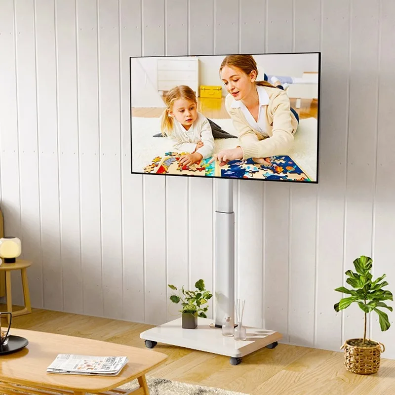 

Mobile TV stand, floor standing stand, 32-75 inch universal hanging bracket