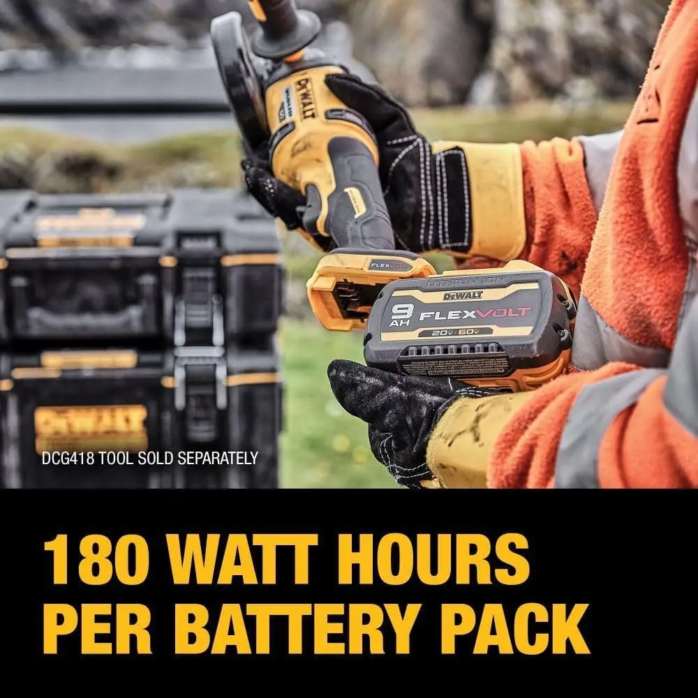 DEWALT FLEXVOLT 20V/60V MAX* Batteries, 9.0-Ah, 2-Pack (DCB609-2)