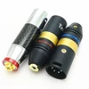 Audiophile Alle-kupfer DAC Decoder Vier-core 4 Pin XLR Ausgewogene zu 4,4mm 3,5mm 2,5mm balance Weibliche Kopfhörer Adapter 1